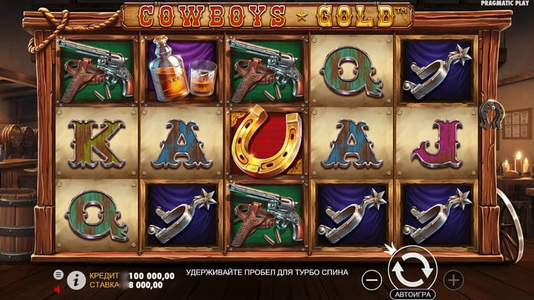 Cowboys Gold slot splash screen